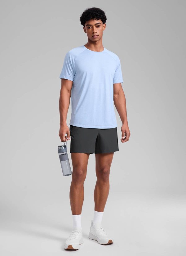 Feathery-Fit Workout Shorts 5''- Linerless