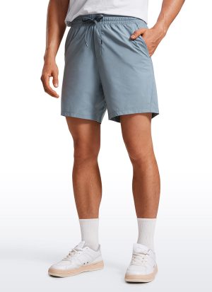 Lightweight Athletic Pocketed Shorts 7''- Linerless Lightweight Athletic Pocketed Shorts 7''- Linerless